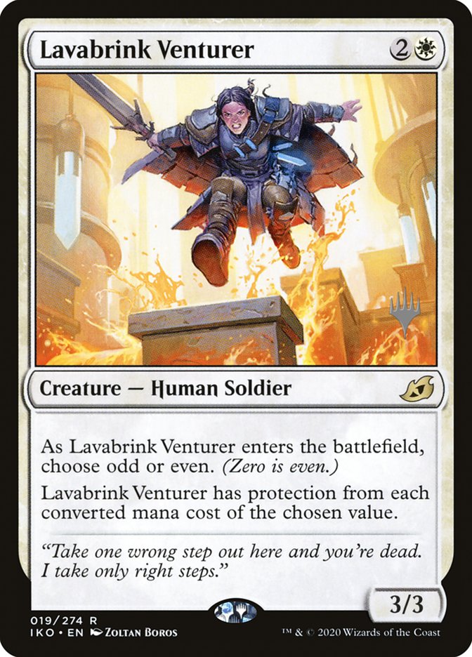 Lavabrink Venturer (Promo Pack) [Ikoria: Lair of Behemoths Promos] | The CG Realm