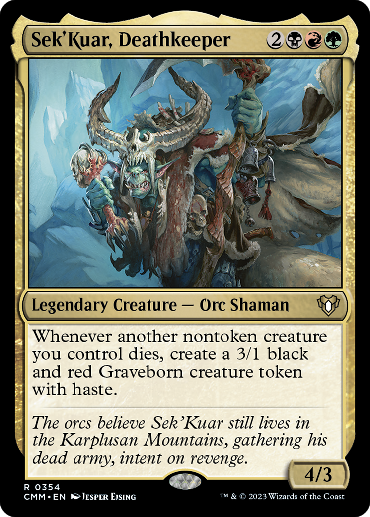 Sek'Kuar, Deathkeeper [Commander Masters] | The CG Realm
