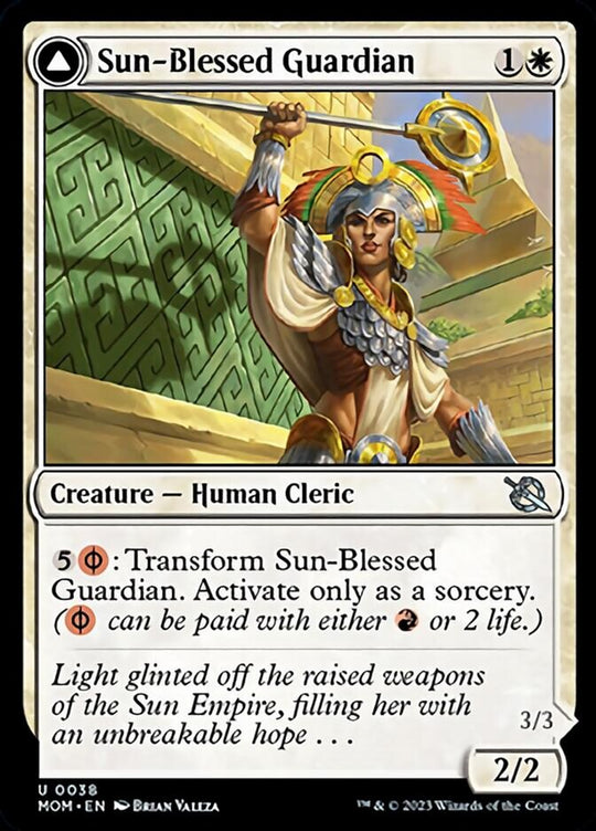 Sun-Blessed Guardian (MOM-038) - March of the Machine