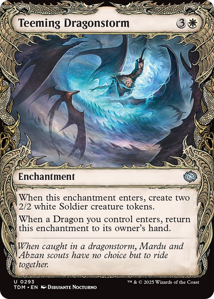 Teeming Dragonstorm (Showcase) [Tarkir: Dragonstorm] | The CG Realm