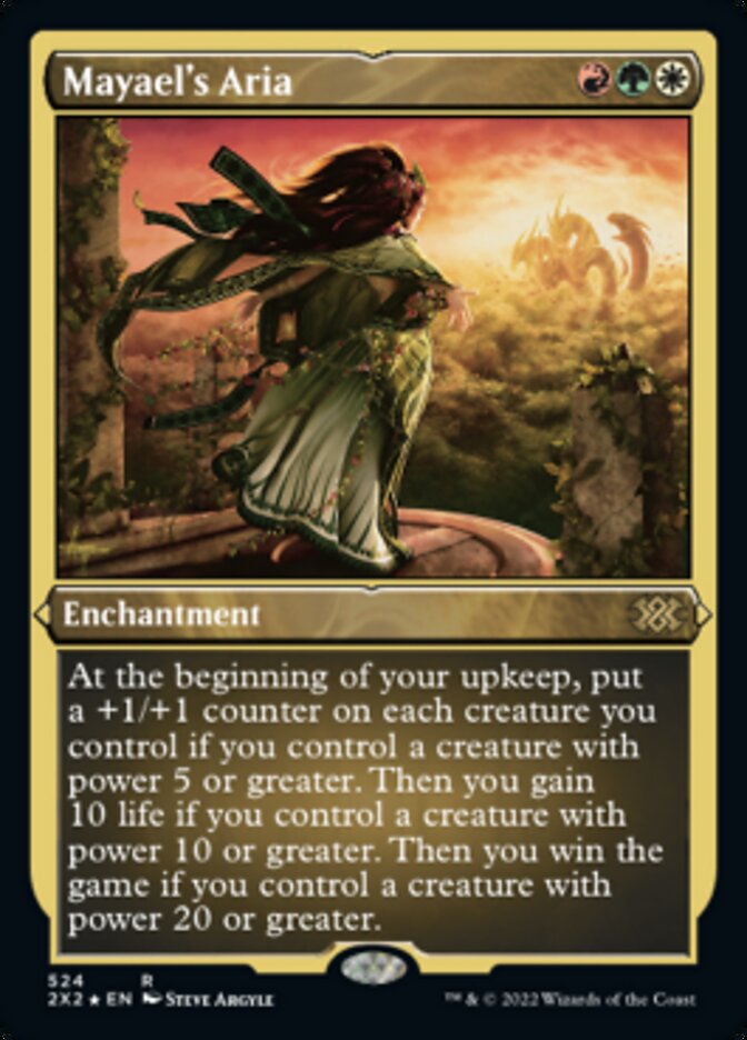 Mayael's Aria (Foil Etched) [Double Masters 2022] | The CG Realm