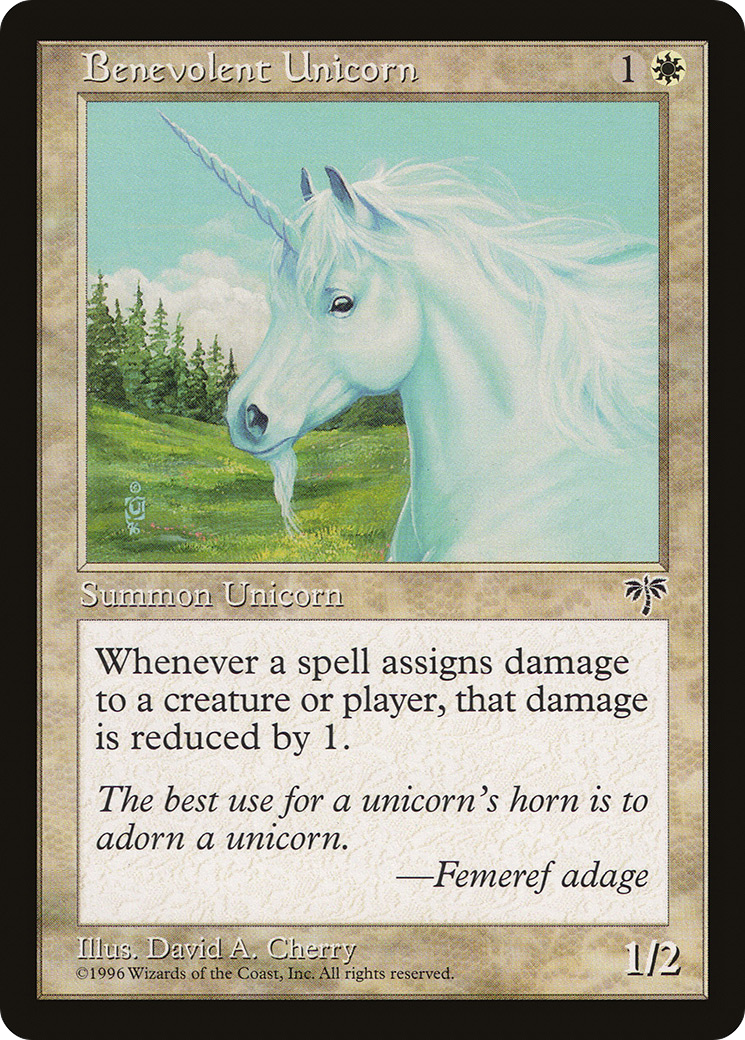 Benevolent Unicorn (MIR-) - Mirage
