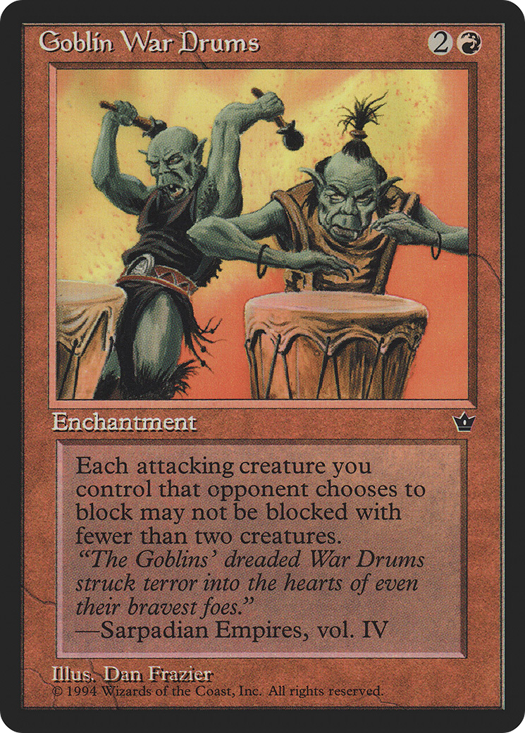 Goblin War Drums (Frazier) (FEM-) - Fallen Empires