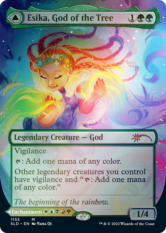 Esika, God of the Tree (SLD-1155) - Secret Lair Drop (Borderless) Foil