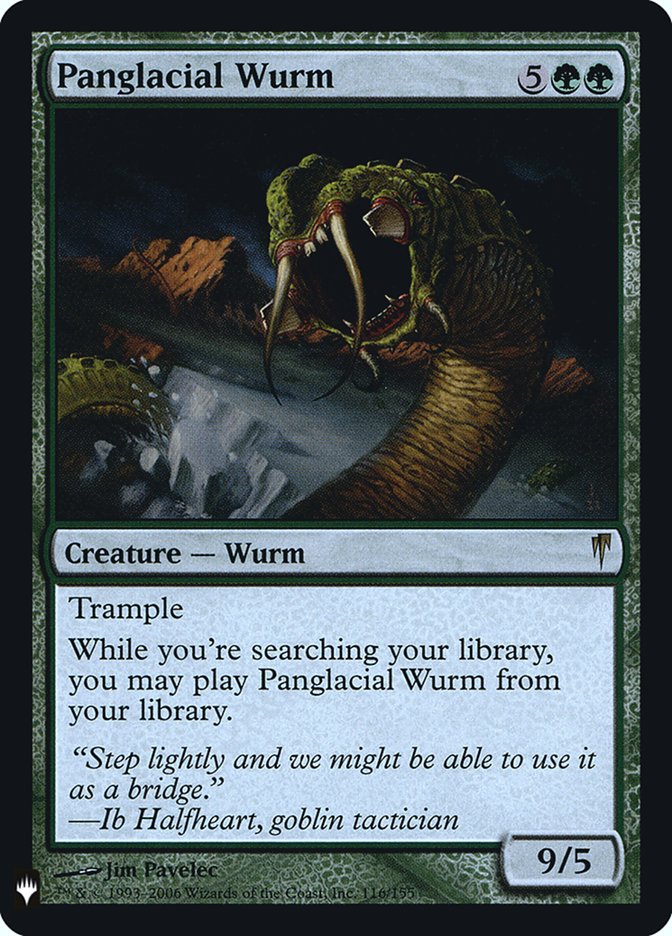 Panglacial Wurm [Mystery Booster] | The CG Realm
