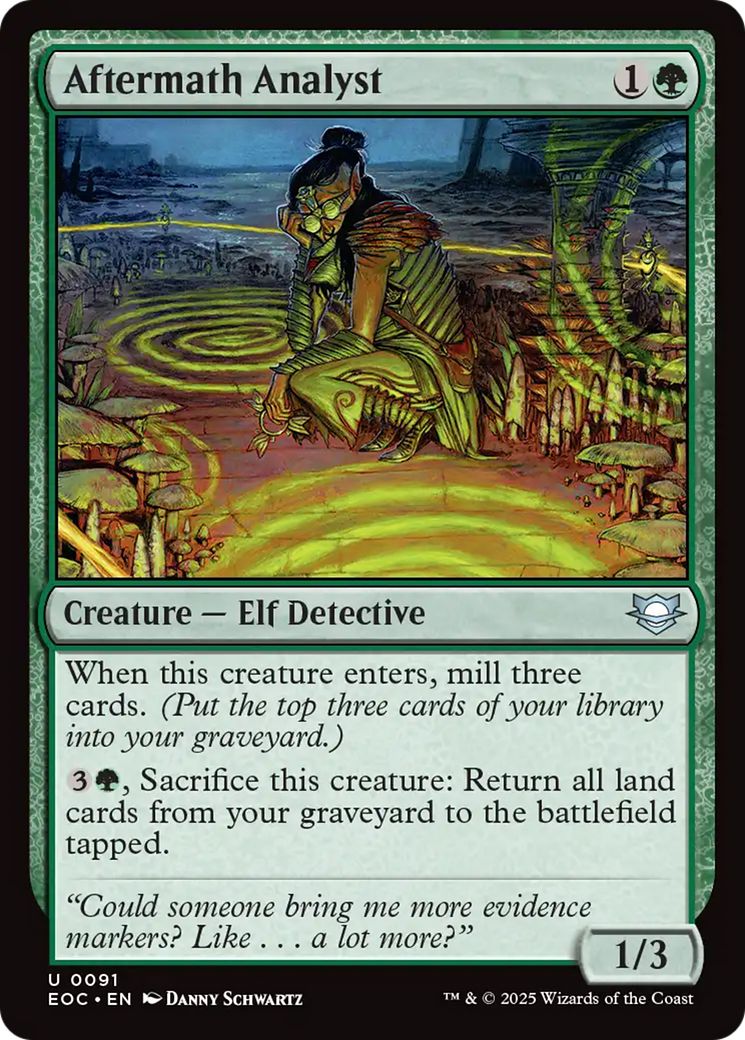 Aftermath Analyst [Edge of Eternities Commander] | The CG Realm
