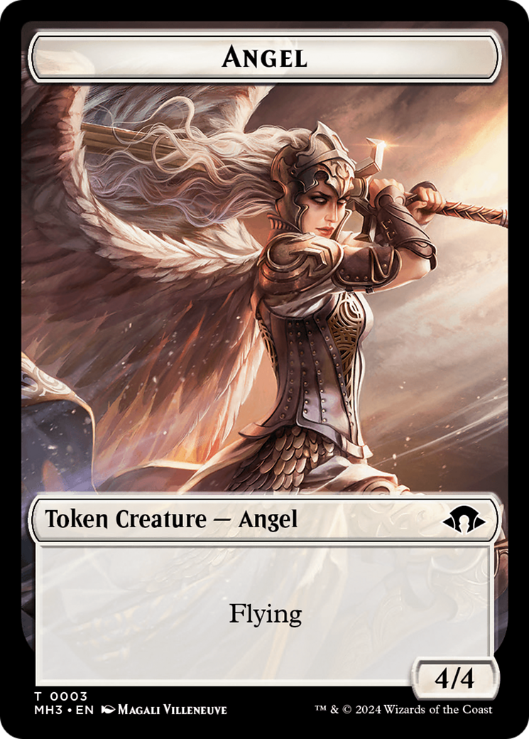 Phyrexian Germ // Angel Double-Sided Token (MH3-16 // 3) - Modern Horizons 3 Foil