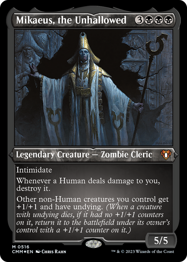 Mikaeus, the Unhallowed (Foil Etched) [Commander Masters] | The CG Realm
