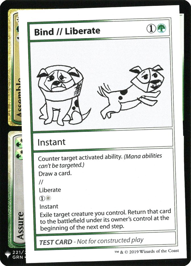 Bind // Liberate [Mystery Booster Playtest Cards] | The CG Realm