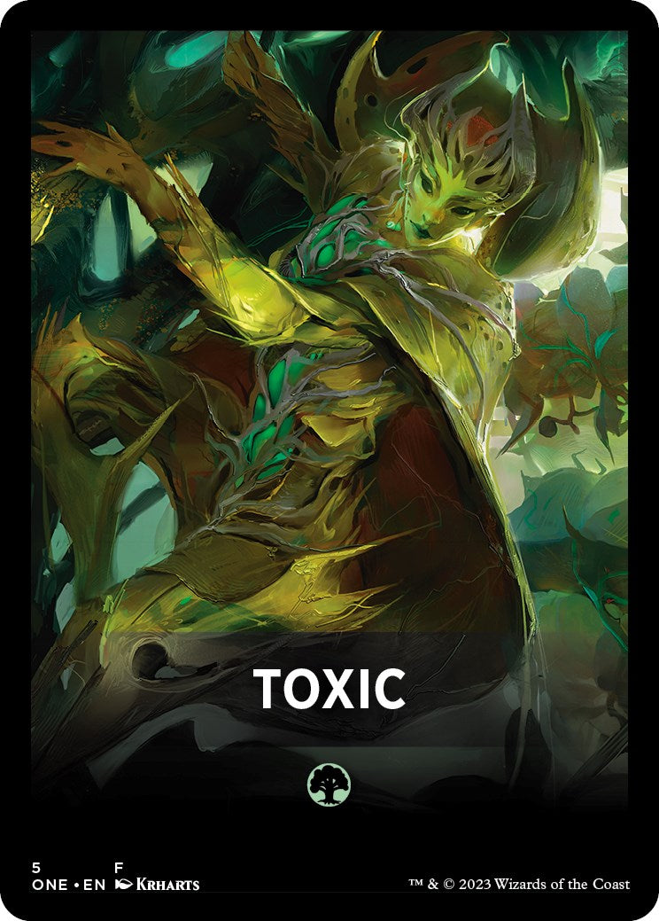 Toxic Theme Card [Phyrexia: All Will Be One Tokens] | The CG Realm