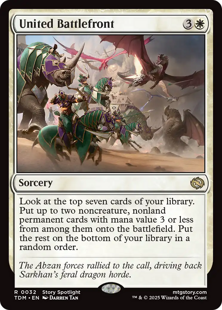 United Battlefront [Tarkir: Dragonstorm] | The CG Realm