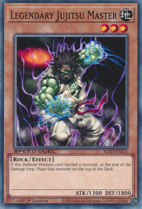 Legendary Jujitsu Master [SGX3-ENI15] Common | The CG Realm