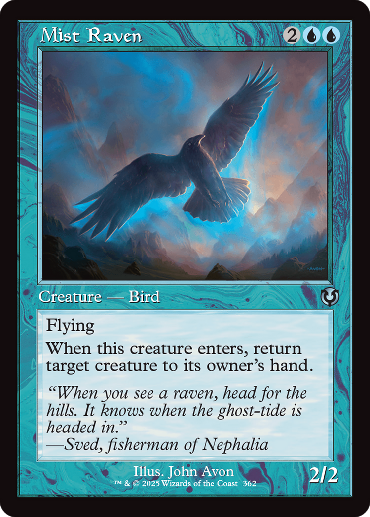 Mist Raven (Retro Frame) [Innistrad Remastered] | The CG Realm