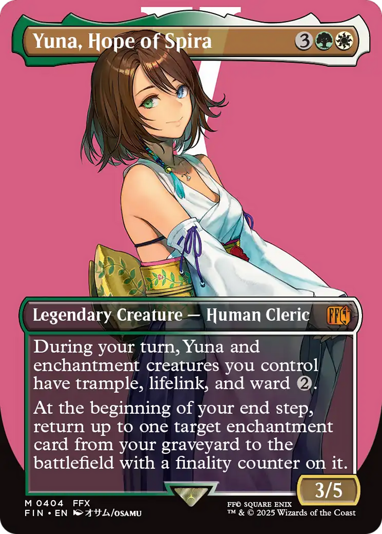 Yuna, Hope of Spira (Borderless) [FINAL FANTASY] | The CG Realm