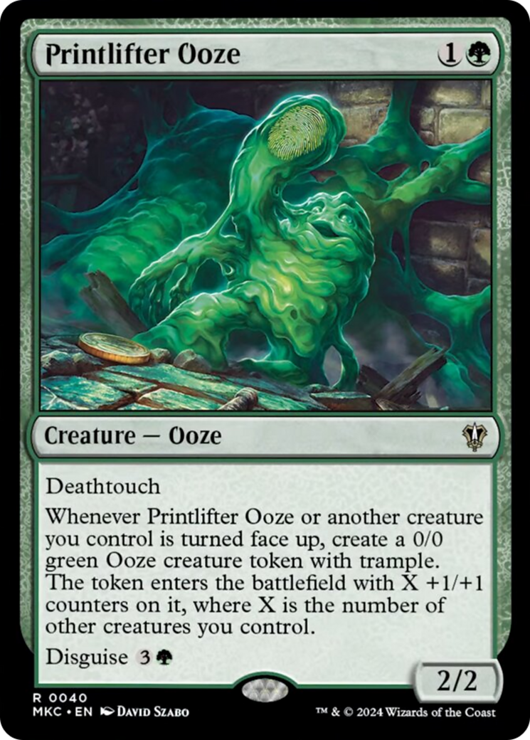 Printlifter Ooze [Murders at Karlov Manor Commander] | The CG Realm