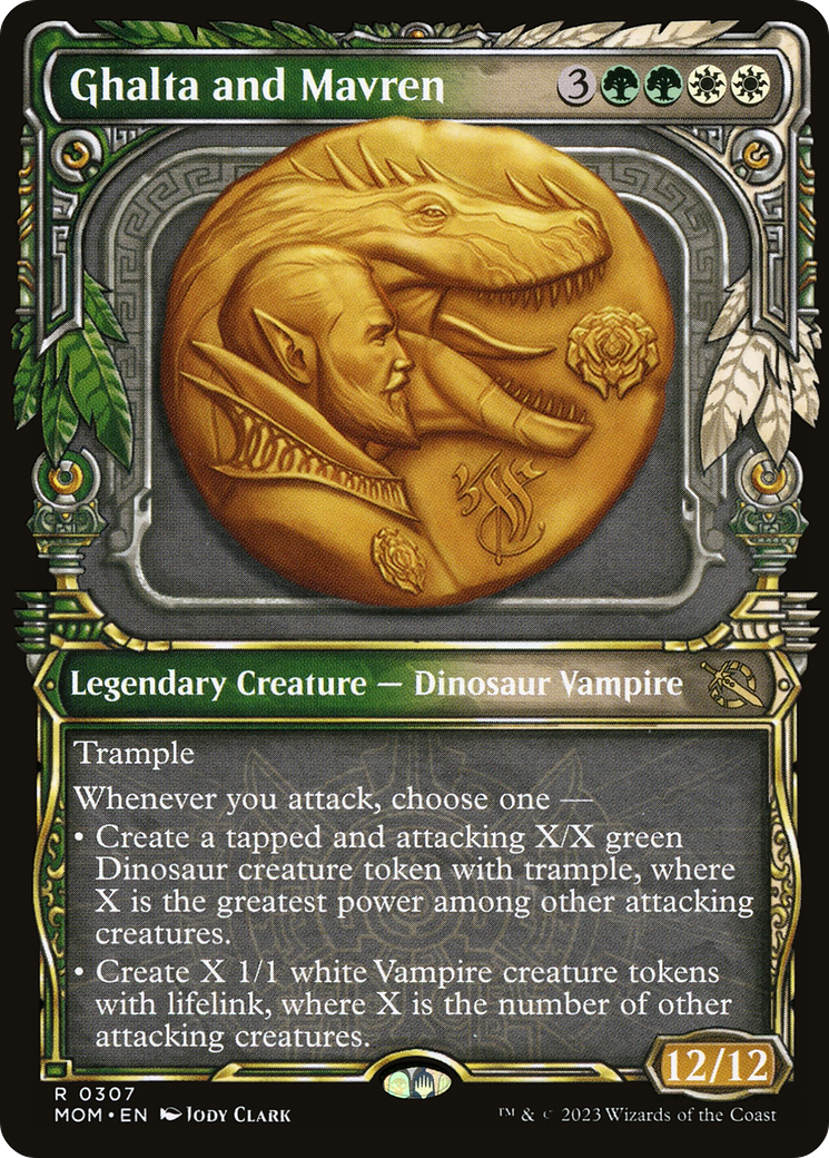 Ghalta and Mavren (Showcase Planar Booster Fun) [March of the Machine] | The CG Realm