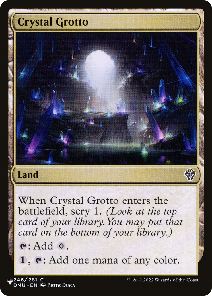 Crystal Grotto [The List] | The CG Realm