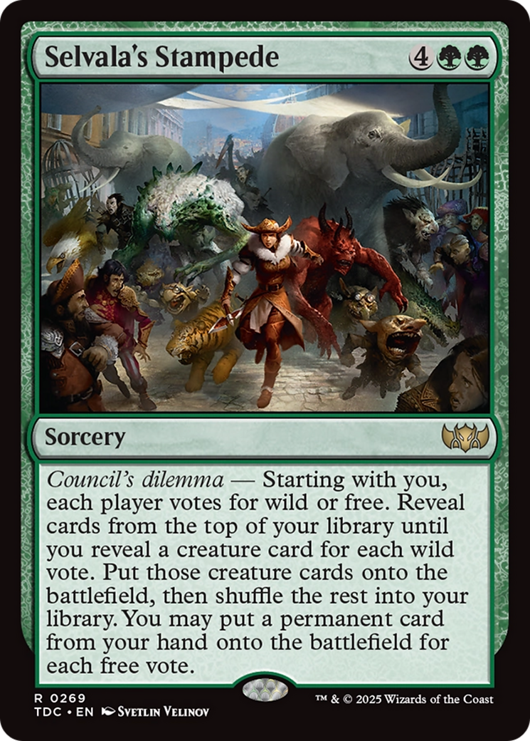 Selvala's Stampede [Tarkir: Dragonstorm Commander] | The CG Realm