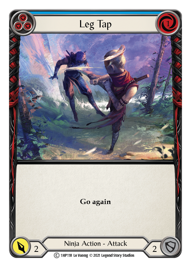 Leg Tap (Blue) [1HP118] (History Pack 1) | The CG Realm