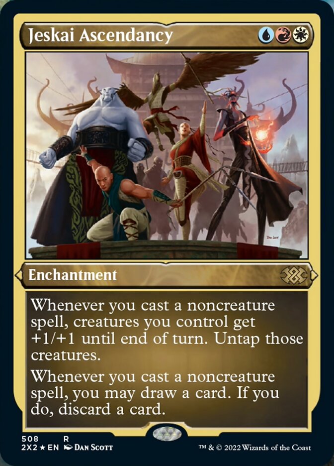 Jeskai Ascendancy (Foil Etched) [Double Masters 2022] | The CG Realm