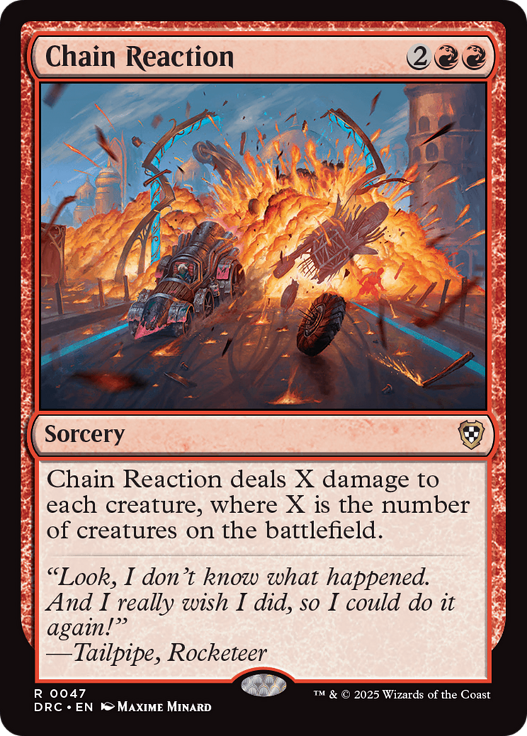 Chain Reaction [Aetherdrift Commander] | The CG Realm