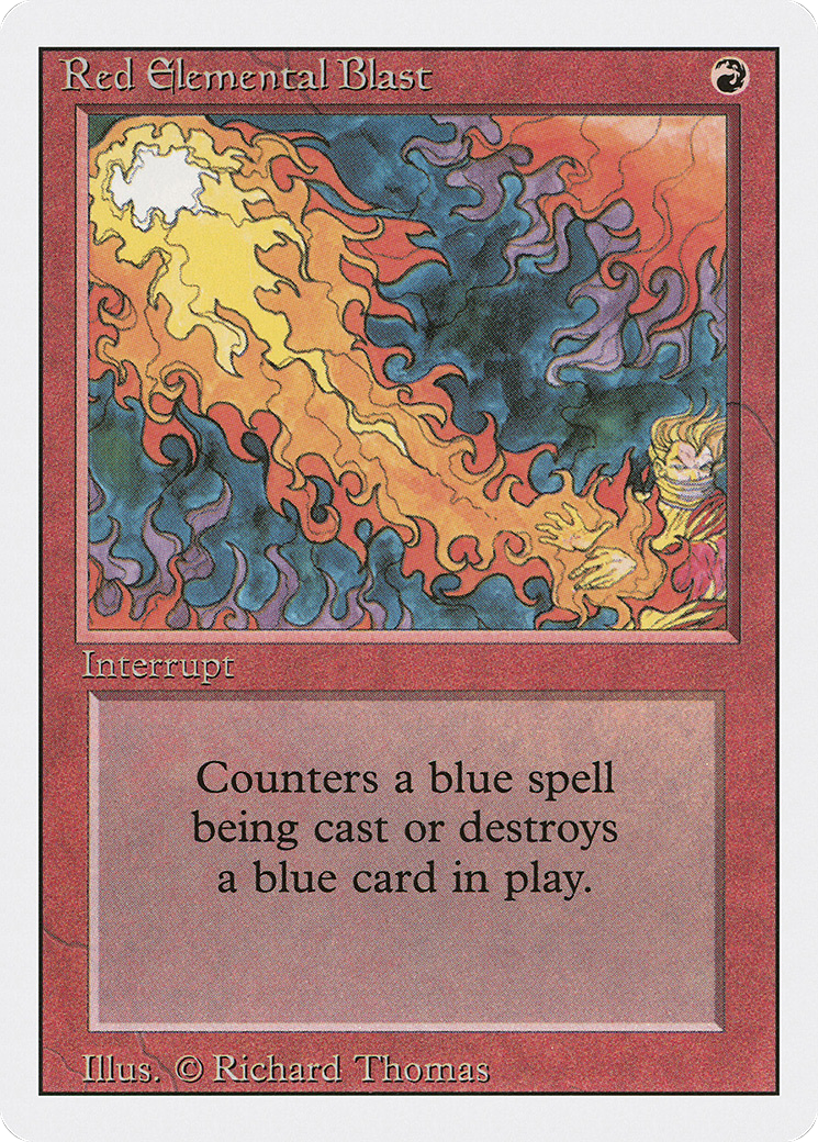 Red Elemental Blast (3ED-) - Revised Edition