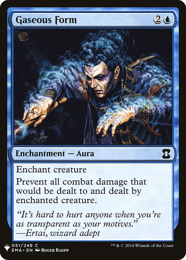 Gaseous Form (LIST-EMA-51) - The List
