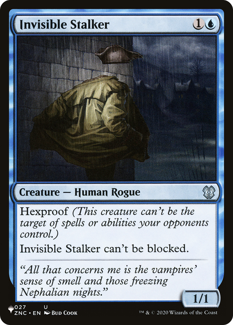 Invisible Stalker (ZNC) [The List] | The CG Realm