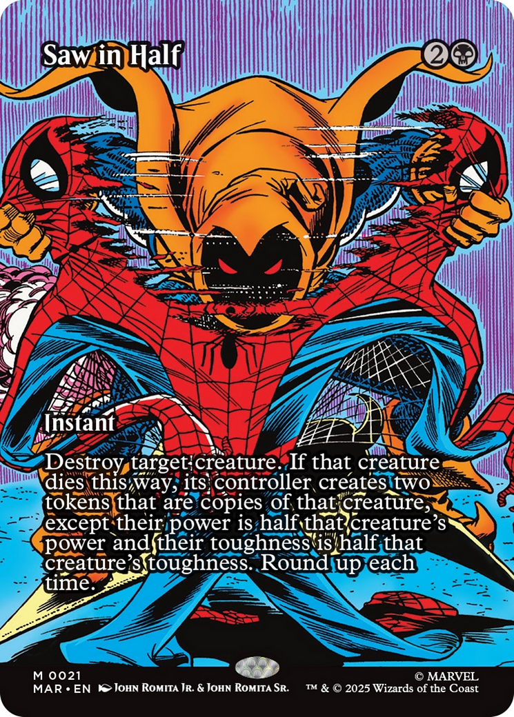 Saw in Half (Borderless) [Marvel's Spider-Man: Eternal-Legal] | The CG Realm