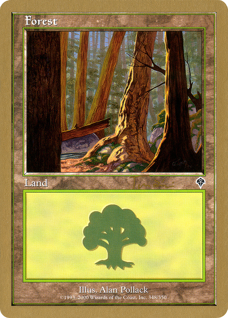 Forest (348) - 2001 Jan Tomcani (INV) (WCD-) - World Championship Decks 2001