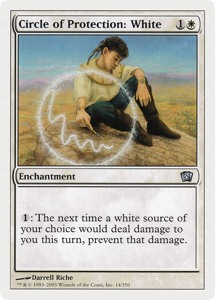 Circle of Protection: White (8ED-014) - 8th Edition