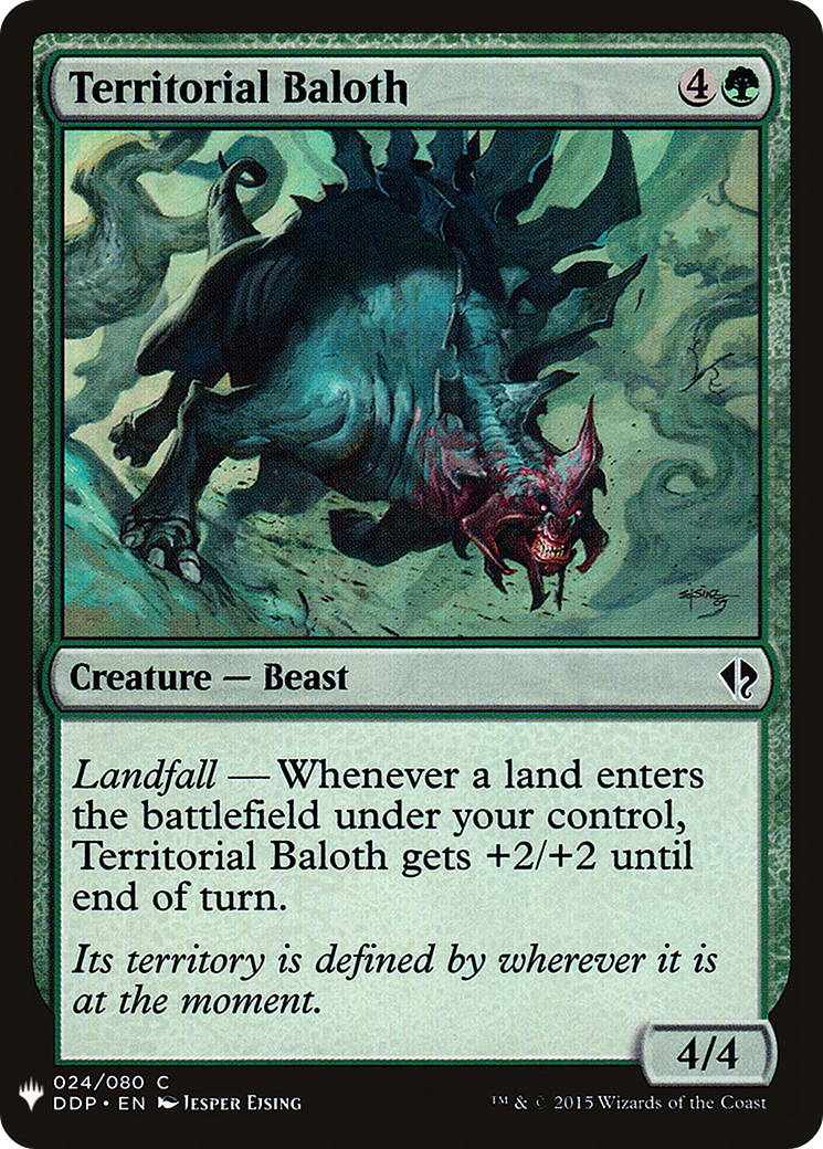 Territorial Baloth (LIST-DDP-24) - The List