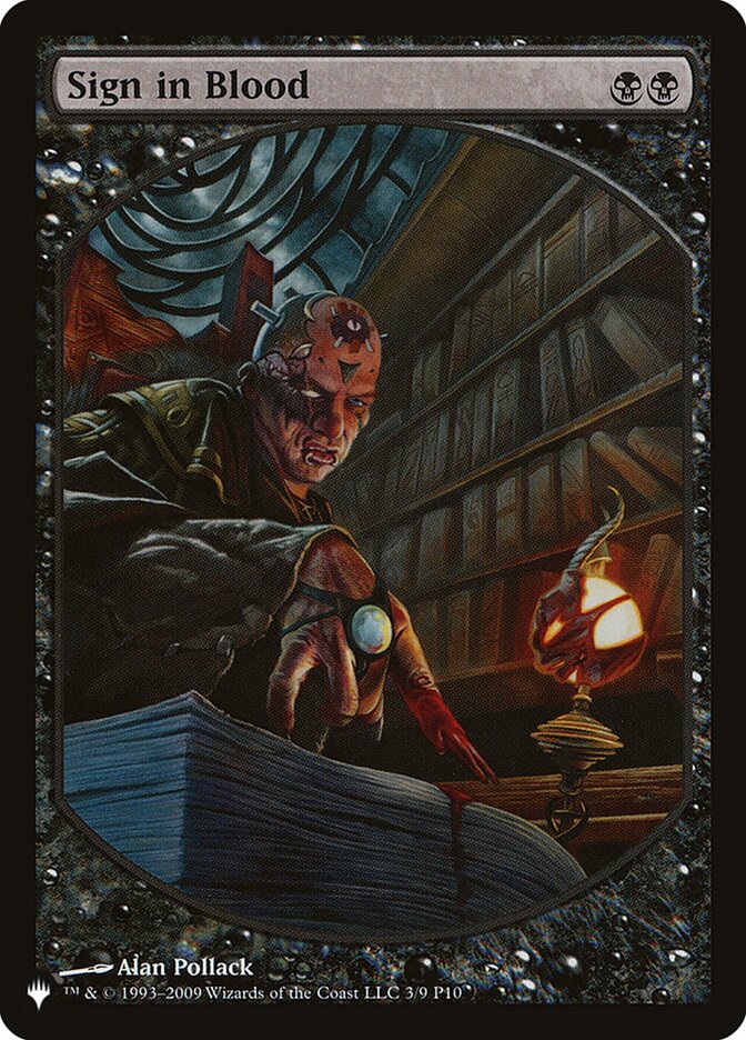 Sign in Blood [The List] | The CG Realm