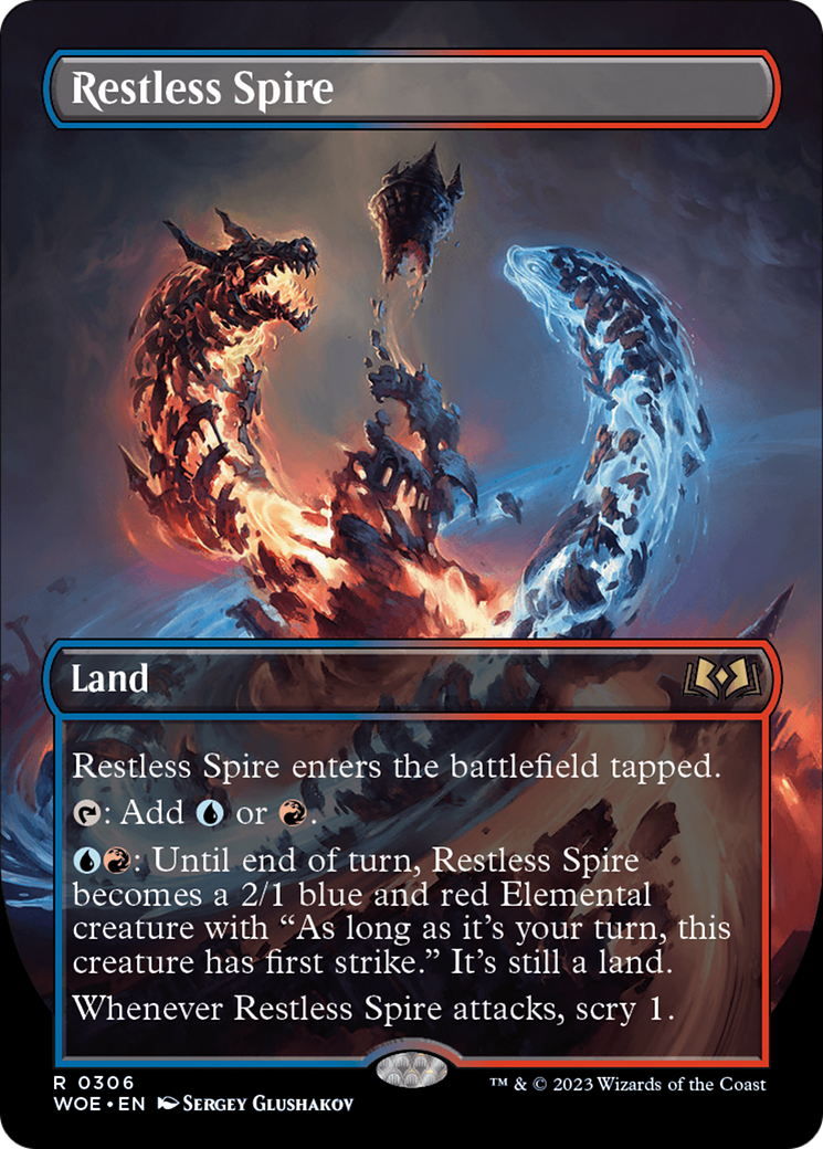 Restless Spire (Borderless) [Wilds of Eldraine] | The CG Realm