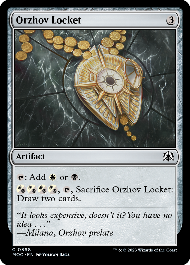 Orzhov Locket [March of the Machine Commander] | The CG Realm