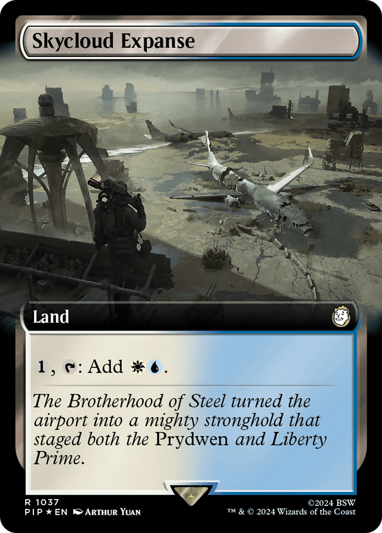 Skycloud Expanse (Extended Art) (Surge Foil) [Fallout] | The CG Realm