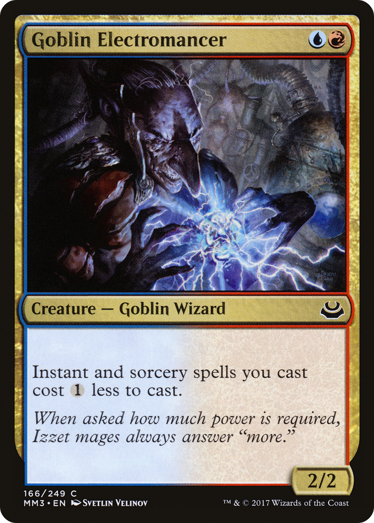 Goblin Electromancer (MM3-166) - Modern Masters 2017