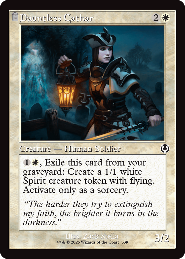 Dauntless Cathar (Retor Frame) [Innistrad Remastered] | The CG Realm