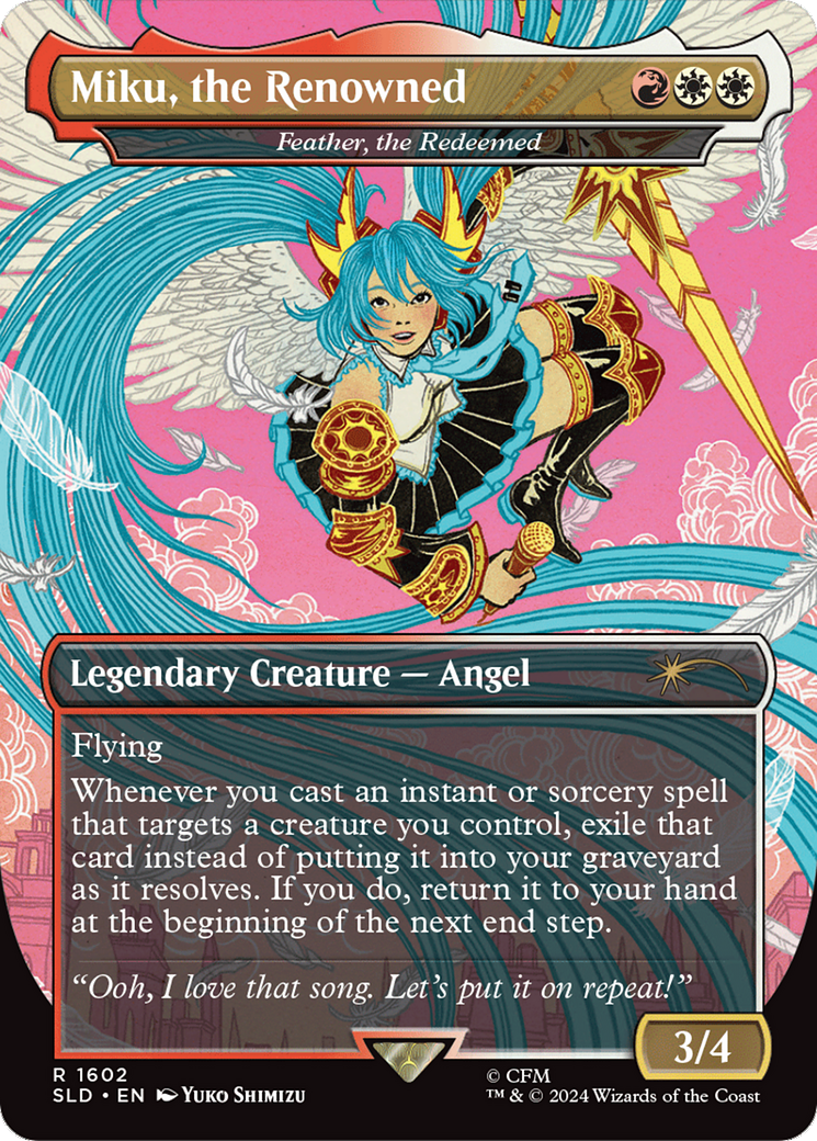 Miku, the Renowned - Feather, the Redeemed [Secret Lair Drop Series] | The CG Realm