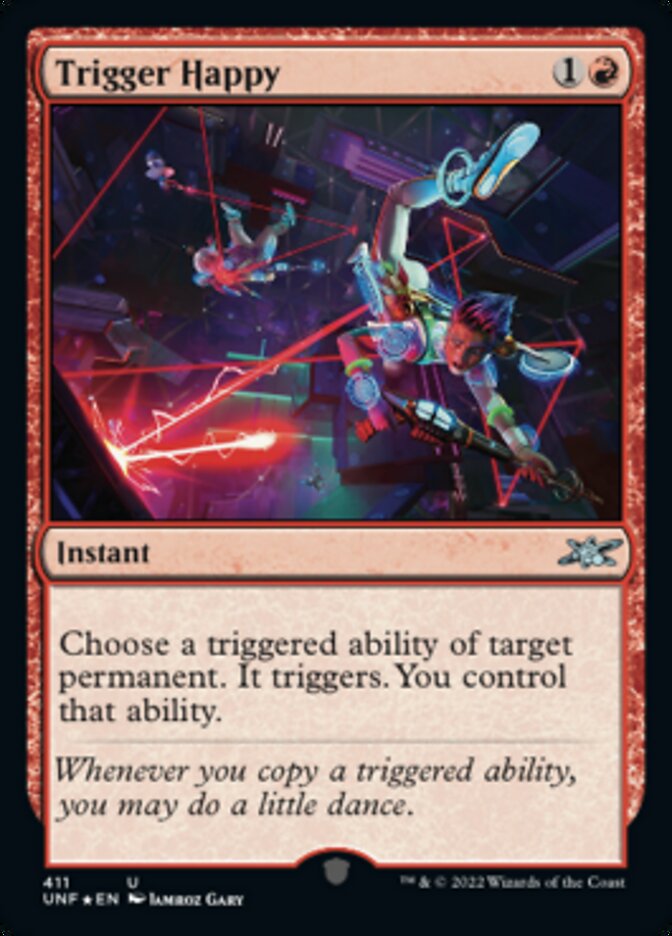 Trigger Happy (Galaxy Foil) [Unfinity] | The CG Realm