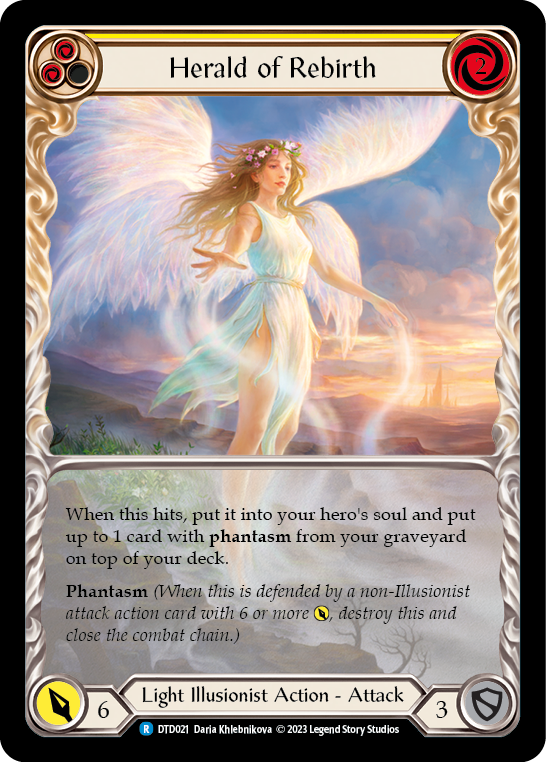 Herald of Rebirth (Yellow) [DTD021] (Dusk Till Dawn) | The CG Realm