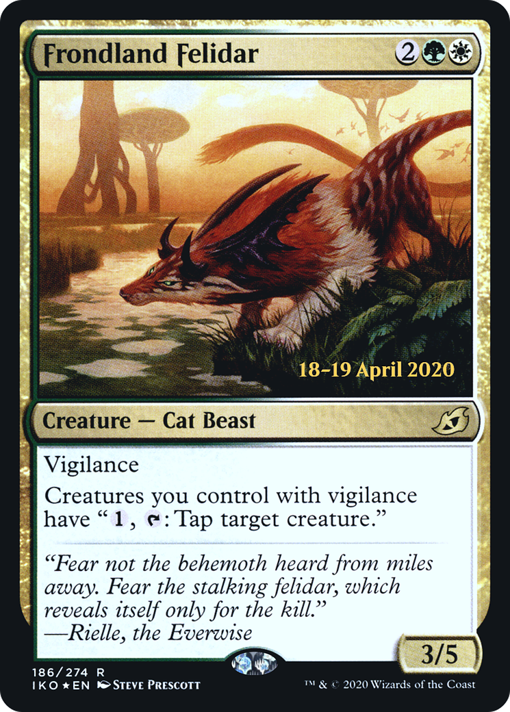 Frondland Felidar (PRE-186S) - Ikoria: Lair of Behemoths Promos Foil