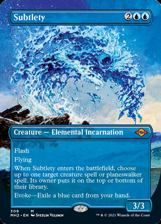 Subtlety (Borderless) (MH2-309) - Modern Horizons 2 (Borderless)