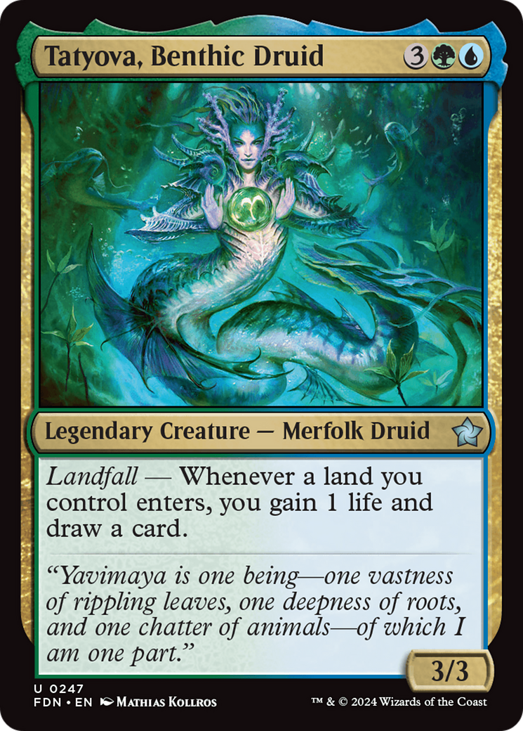 Tatyova, Benthic Druid [Foundations] | The CG Realm