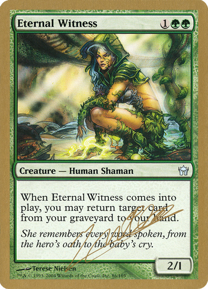 Eternal Witness (Julien Nuijten) [World Championship Decks 2004] | The CG Realm