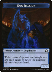 Zombie // Dog Illusion Double-Sided Token [Dungeons & Dragons: Adventures in the Forgotten Realms Tokens] | The CG Realm