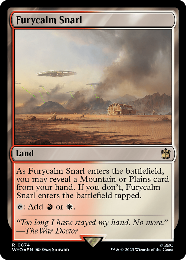 Furycalm Snarl (Surge Foil) [Doctor Who] | The CG Realm