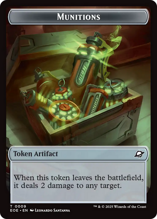 Robot // Munitions Double-Sided Token (EOE-10 // 9) - Edge of Eternities