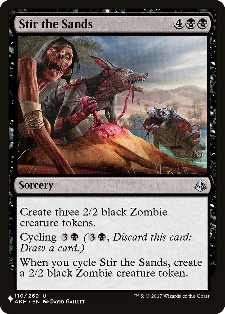 Stir the Sands [The List] | The CG Realm