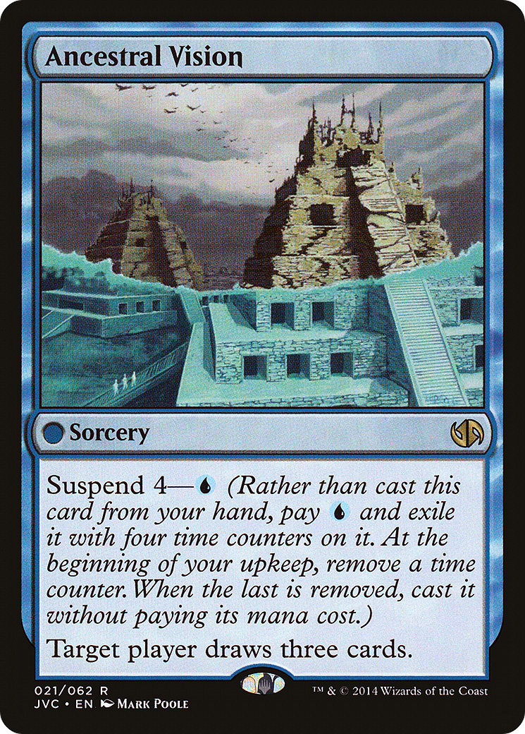 Ancestral Vision (DD3-021) - Duel Decks Anthology: Jace vs. Chandra